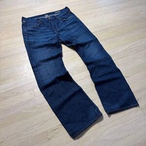 Citizens of Humanity Blue Collar Mens Straight Leg Jeans Indigo Cotton 36x33